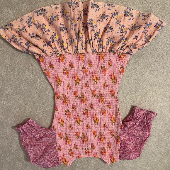 LoveShackFancy dress that is Brand New with tags. Pink with varied patterns. - Picture 4 of 5